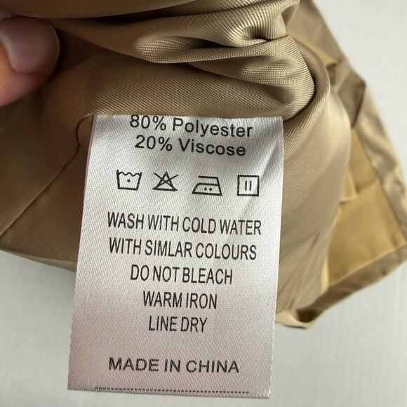 ZEROYAA Men's Beige Dress Vest - XL - New with Tags - Picture 5 of 7